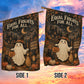 Vintage Halloween Boo Garden & House Flag, Equal Frights For All Yard Flag, Spooky Season Gift For Ghost Lover