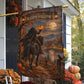 Vintage Halloween Sleepy Hollow Garden & House Flag, Welcome To Sleepy Hollow Yard Flag, Spooky Season Gift For Horseman Lover