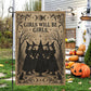 Halloween Witch Garden & House Flag, Girls Will Be Girls Yard Flag Spooky Season Vintage Gift For Witch Lover