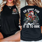 Funny Christmas Motocross Two-sided T-shirt, Oh What Fun It Is To Ride Tees, Xmas Gift For Motocross Lover