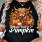 Thanksgiving Cow T-shirt, Hay There Pumpkin, Fall Season Thankful Gift For Cow Lovers, Farmer Tee