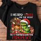 Funny Christmas Cat Sweatshirt, I Heard Santa On The Roof Crewneck Sweatshirt Xmas Gift For Cat Lover