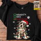 Personalized Christmas Pitbull Dog Sweatshirt, Dear Santa I Tried My Best Crewneck Sweatshirt Xmas Gift For Dog Lover