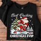 Funny Christmas Hockey Sweatshirt, Best Pucking Christmas Ever Sport Crewneck Sweatshirt Xmas Gift For Hockey Lover