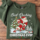Funny Christmas Hockey Sweatshirt, Best Pucking Christmas Ever Sport Crewneck Sweatshirt Xmas Gift For Hockey Lover