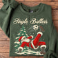 Funny Christmas Soccer Santa Sweatshirt, Jingle Ballers Crewneck Sweatshirt Xmas Gift For Soccer Lover