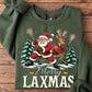 Funny Christmas Lacrosse Sweatshirt, Merry Laxmas Crewneck Sweatshirt Xmas Gift For Lacrosse Lover