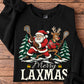 Funny Christmas Lacrosse Sweatshirt, Merry Laxmas Crewneck Sweatshirt Xmas Gift For Lacrosse Lover