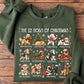 Christmas Dog Sweatshirt, The 12 Dogs Of Christmas Crewneck Sweatshirt Xmas Gift For Dog Lover