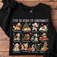 Christmas Dog Sweatshirt, The 12 Dogs Of Christmas Crewneck Sweatshirt Xmas Gift For Dog Lover