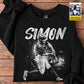 Personalized Baseball Sweatshirt, Turn Your Baseball Star Into Art Crewneck Sweatshirt Gift For Baseball Lover