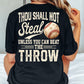 Baseball Backside T-shirt, Thou Shall Not Steal Sport Tees Gift For Baseball Lover