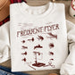Funny Fly Fishing Sweatshirt, Frequent Flyer Crewneck Sweatshirt Gift For Fly Fishing Lovers