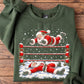 Funny Christmas Wrestling Santa Sweatshirt, Santa Claus In Wrestling Ring Crewneck Sweatshirt Xmas Gift For Wrestling Lover