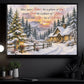 Christmas Quote Canvas Painting, May Your Home Be A Place Of Joy Wall Art Decor, Xmas Poster Gift To Decor House Or Office
