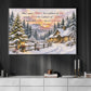 Christmas Quote Canvas Painting, May Your Home Be A Place Of Joy Wall Art Decor, Xmas Poster Gift To Decor House Or Office