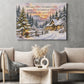 Christmas Quote Canvas Painting, May Your Home Be A Place Of Joy Wall Art Decor, Xmas Poster Gift To Decor House Or Office