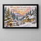 Christmas Quote Canvas Painting, May Your Home Be A Place Of Joy Wall Art Decor, Xmas Poster Gift To Decor House Or Office