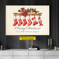 Personalized Christmas Stockings Canvas Painting, Pet Stocking Wall Art Decor, Xmas Poster Gift To Decor House Or Office