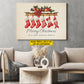 Personalized Christmas Stockings Canvas Painting, Pet Stocking Wall Art Decor, Xmas Poster Gift To Decor House Or Office