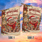 Vintage Merry Christmas Garden & House Flag, I Want A Hippopotamus For Christmas Yard Flag, Xmas Gift For Hippo Lover