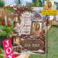 Personalized Christmas Memorial Garden & House Flag, Closer To Jesus On Christmas Day Yard Flag, Xmas Gift For Christians