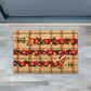 Funny Christmas Dachshund Dog Doormat, Hi Bye Wiener Dog In Red Sweater Doormat For Home Decor Housewarming, Xmas Welcome Mat Gift For Dog Lover