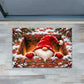 Funny Christmas Gnome Doormat, Red Hat Gnome Peeking From A Snowy Brick Chimney Doormat For Home Decor Housewarming , Xmas Welcome Mat Gift For Gnome Lover