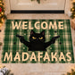 Funny Cat Doormat, Welcome Madafakas Doormat For Home Decor Housewarming, Welcome Mat Gift For Cat Lover