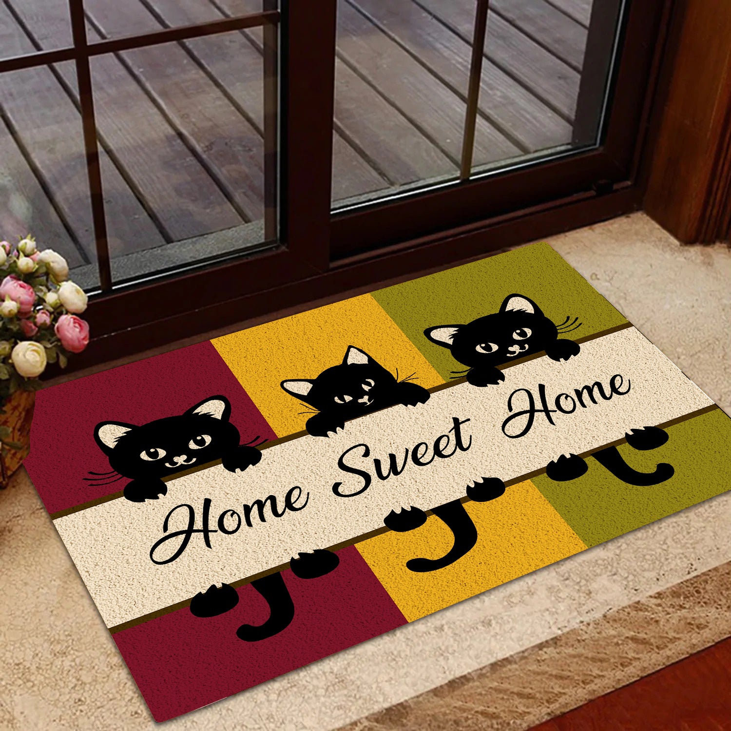 Cute Cat Doormat Carpet 26x 18 Cat Home Decor