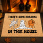 Funny Halloween Doormat, There's Some Horrors In This House, Housewarming Gift, Halloween Doormat Decor