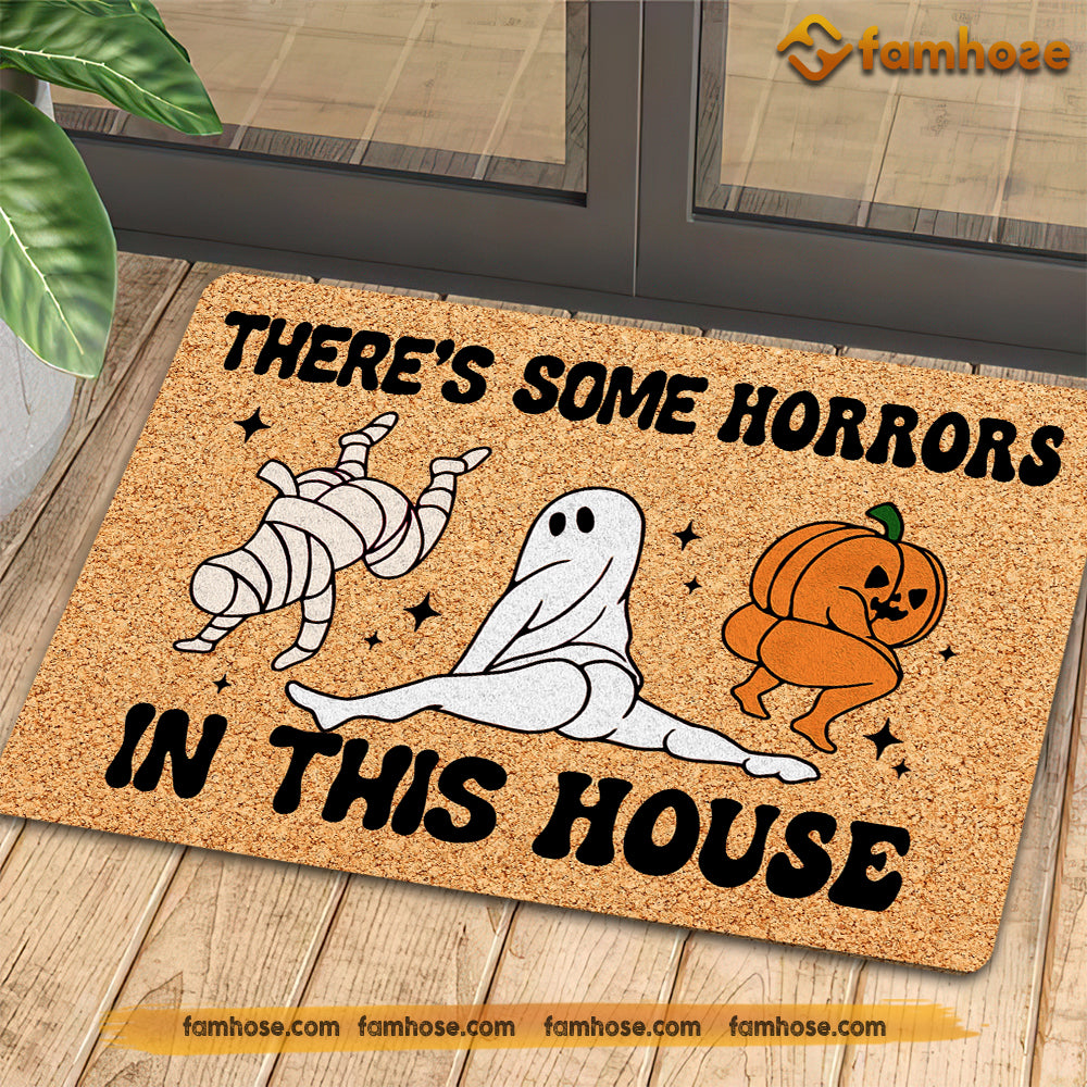 Funny Halloween Front Door Mat, This Family is Batty