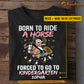 Personalized Back To School Horse T-shirt, Born To Ride A Horse, Gift For Horse Lovers, Horse Girls