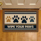 Funny Dog Doormat, Wipe Your Paws, Doormat Gift For Dog Lovers, Home Decor Housewarming Gift, Dog Welcome Mat