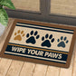 Funny Dog Doormat, Wipe Your Paws, Doormat Gift For Dog Lovers, Home Decor Housewarming Gift, Dog Welcome Mat