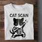 Funny Halloween Cat T-shirt, Cat Scan, Gift For Cat Lovers, Cat Owners, Cat Tees