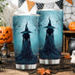 Halloween Witch Tumbler, The Witch Twilight Dark Forest Vintage Gothic Spooky Stainless Steel Tumbler, Gift For Witch Lovers, Halloween Witch Tumbler