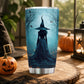 Halloween Witch Tumbler, The Witch Twilight Dark Forest Vintage Gothic Spooky Stainless Steel Tumbler, Gift For Witch Lovers, Halloween Witch Tumbler