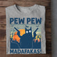 Cool Halloween Cat T-shirt, Pew Pew, Gift For Cat Lovers, Cat Owners, Cat Tees