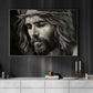 Jesus Face Portrait, Jesus Canvas Painting, Religious Wall Art Decor - Christians Poster Gift