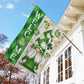 Green Gnome, St Patrick's Day Garden Flag & House Flag Gift, St Patricks Day Irish Outdoor Decoration