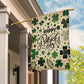 Full Of Lucky Charms, St Patrick's Day Garden Flag & House Flag Gift, St Patricks Day Irish Outdoor Decoration