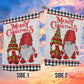 Couple Gnomes Merry Christmas, Gnomes Xmas Brighten Garden Flag & House Flag, Christmas Flag Gift For Gnome Lovers