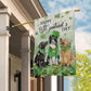 St Patrick's Day Dog Flag, St Patrick's Day Dog Garden Flag & House Flag Gift, St Patricks Day Irish Outdoor Decoration Gift For Dog Lovers