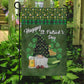 Green Gnome Brings Beer, St Patrick's Day Garden Flag & House Flag Gift, St Patricks Day Irish Outdoor Decoration