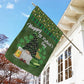 Green Gnome Brings Beer, St Patrick's Day Garden Flag & House Flag Gift, St Patricks Day Irish Outdoor Decoration