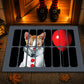 Cool Halloween Cat Doormat, Cat Behind The Window, Housewarming Gift, Doormat Decor, Gift For Cat Lovers, Cat Owners