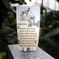 Wisdom From A Wolf, Wolf Personalized Stainless Steel Tumbler, Tumbler Gifts For Wolf Lovers