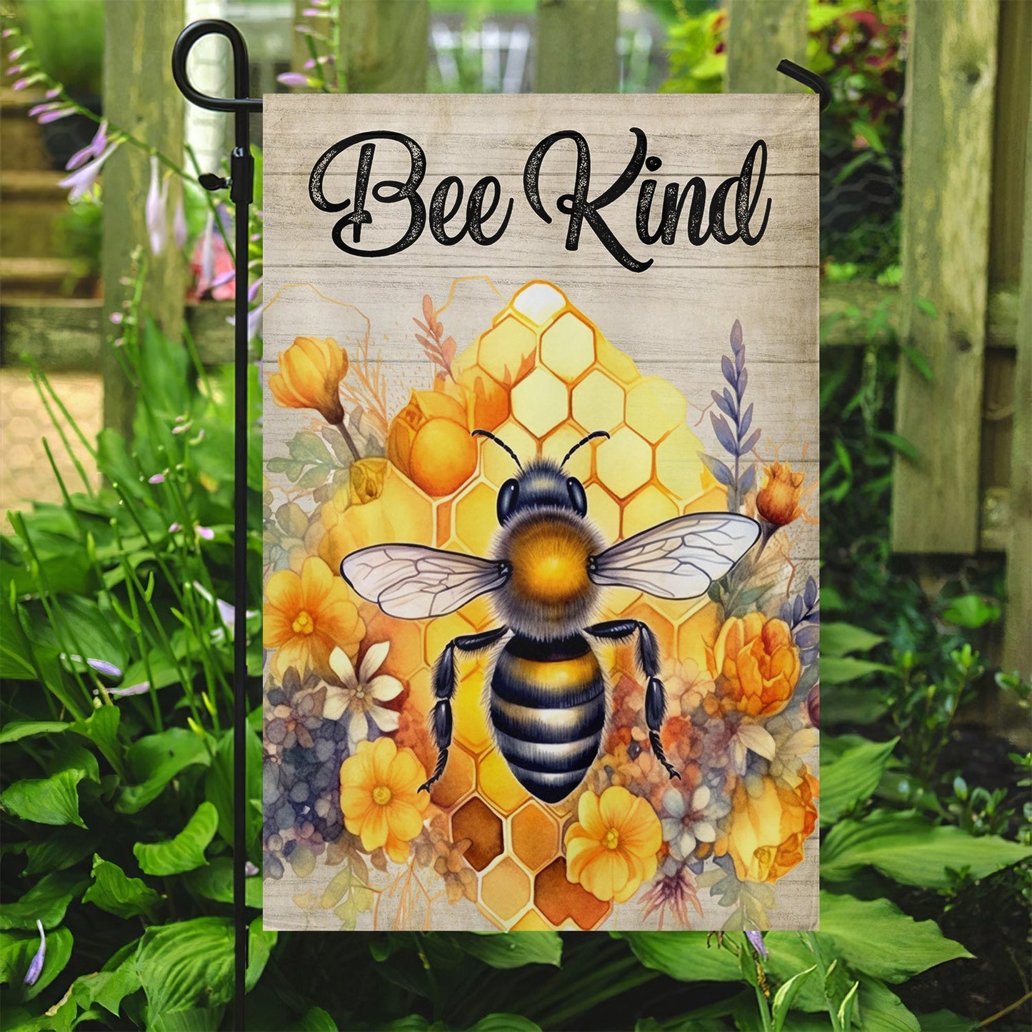 Bee Flag, Bee Kind, Gift For Bee Lovers, Farmers, Garden Lovers