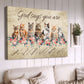 God Says You Are Strong Lovely Canvas Painting, Wall Art Decor - Poster Gift For Cat Lovers, Cat Owners